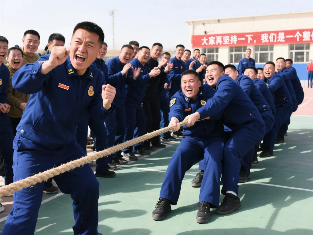 置的两队各